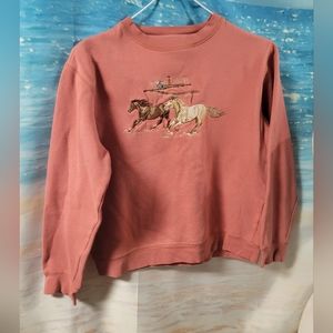 Bit & Bridle For Her‎ Size Small Horse Graphic Sweatshirt